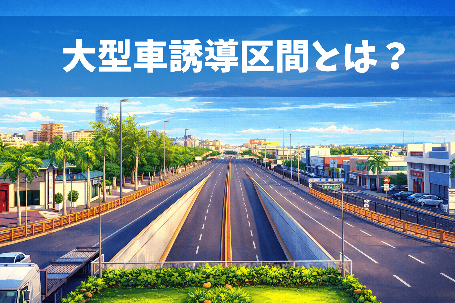 大型車誘導区間とは？制度の目的・メリット・特車との関係を解説