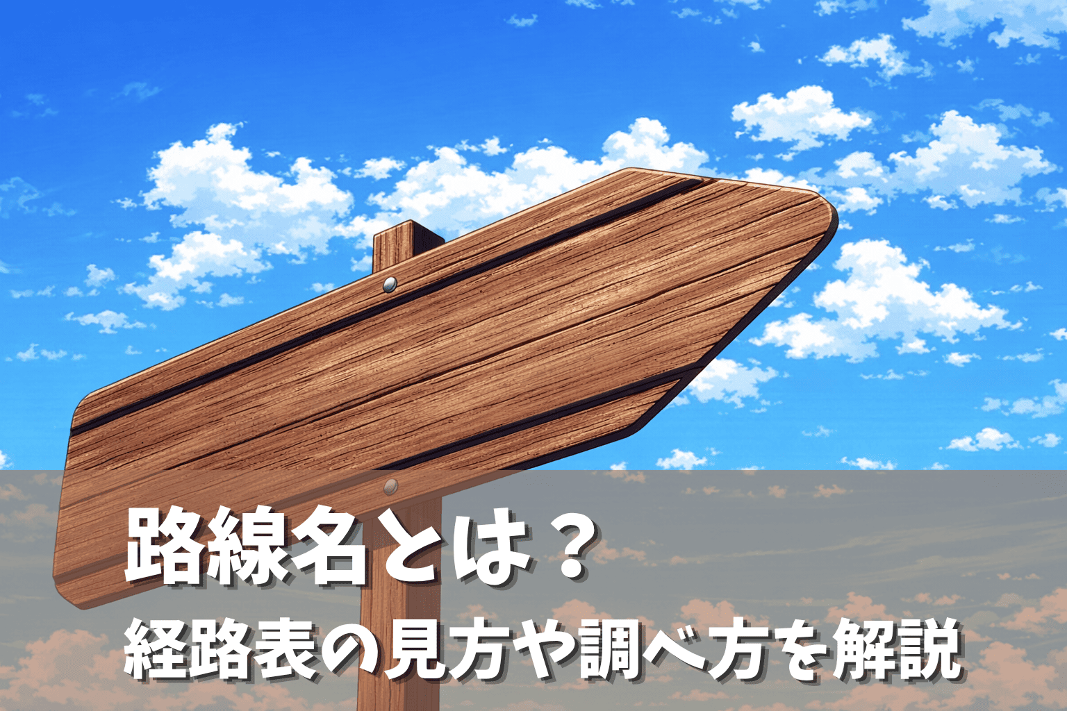路線名とは？経路表の見方や路線名の調べ方をわかりやすく解説